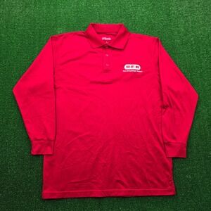 HEB Polo Shirt Mens Medium‎ Long Sleeve Employee Uniform Work Wear
